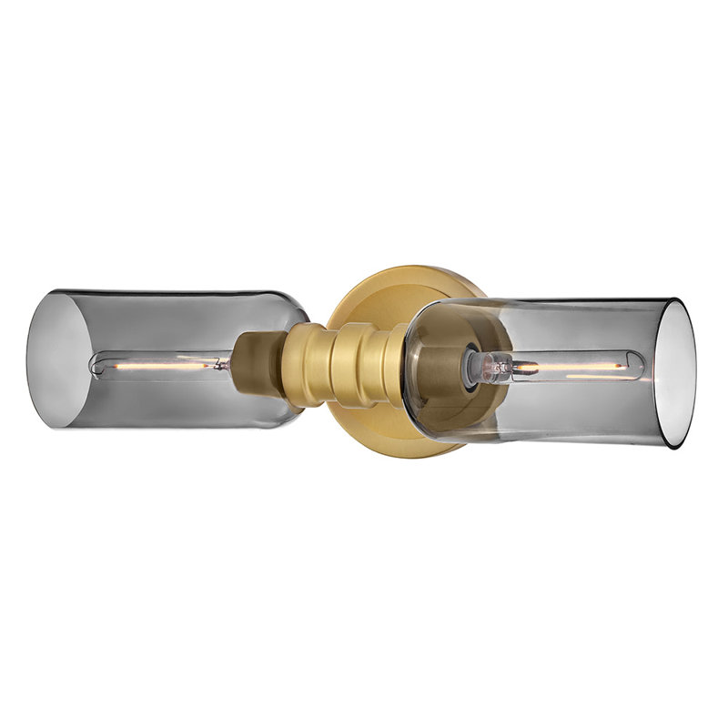 2-Light Bath Vanity Wall Sconce, Bronze