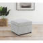 Grey Upholstered With Hydraulic Lift And Hidden Compartment For Accessories, 24 Inches Wide Storage Top, Ideal Storing In Width