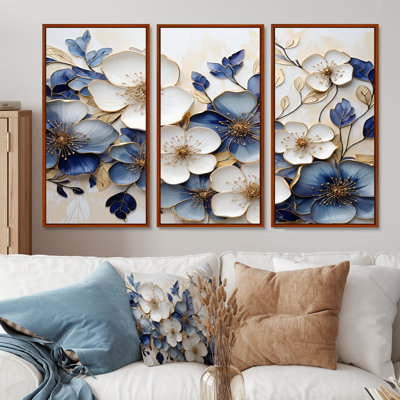Dorset - Violets Wall Art Set