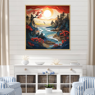 Coastal Wilderness Papercut II - Nautical & Beach Wall Decor
