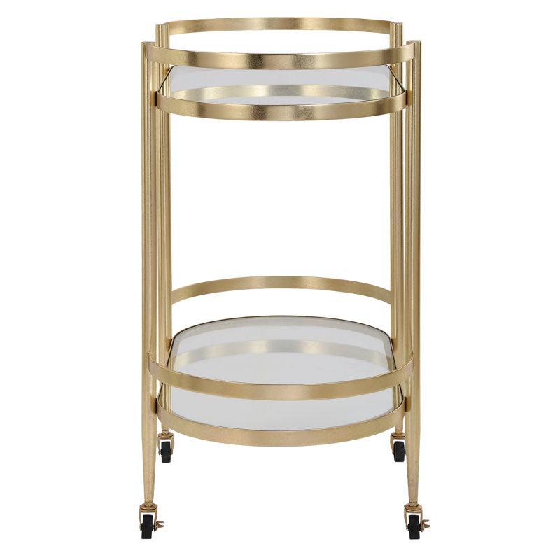 Birch Lane™ Chester Gold Bar Cart