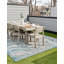 Tapis d'extérieur couleur bleu-210893373