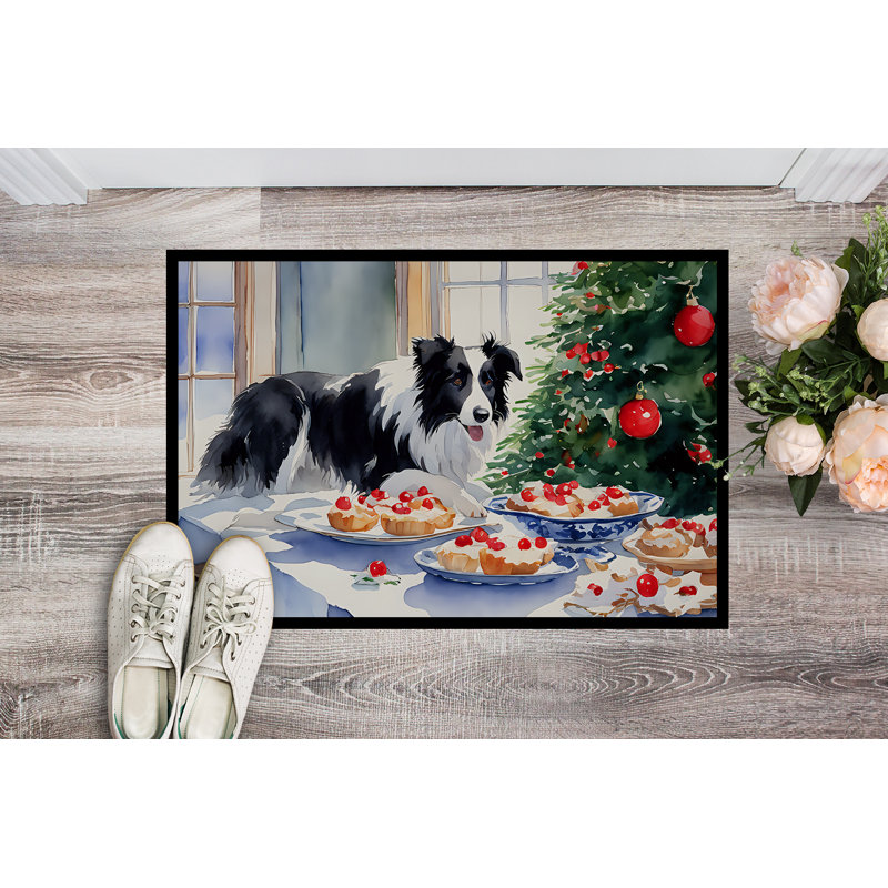 Junya Non-Slip Christmas Doormat, 24" W x 36" L