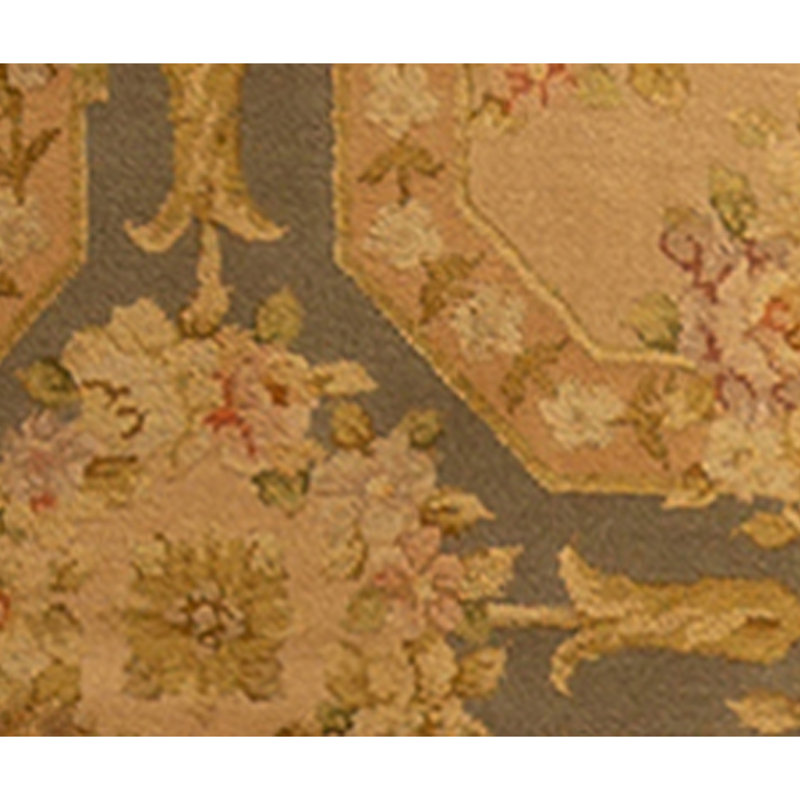 Handmade Silk and Wool Area Rug