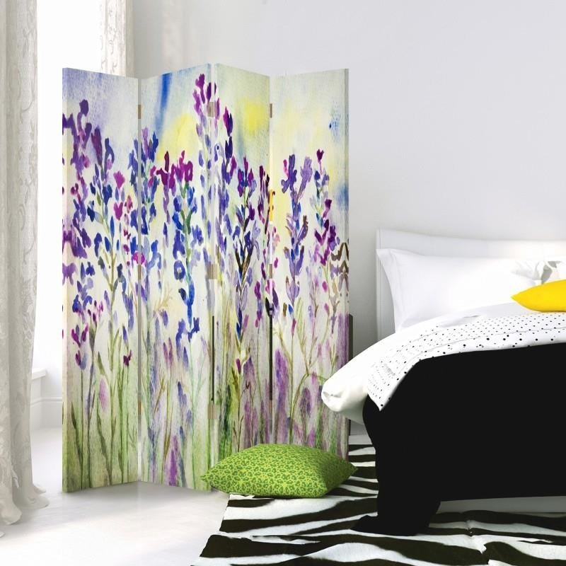 Flatt 110cm W x 150cm H Folding Room Divider, 4