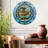 Wall Clock 24" Round Oversized for Living Room decor with Real Moving Gears Canada Collection-101929731