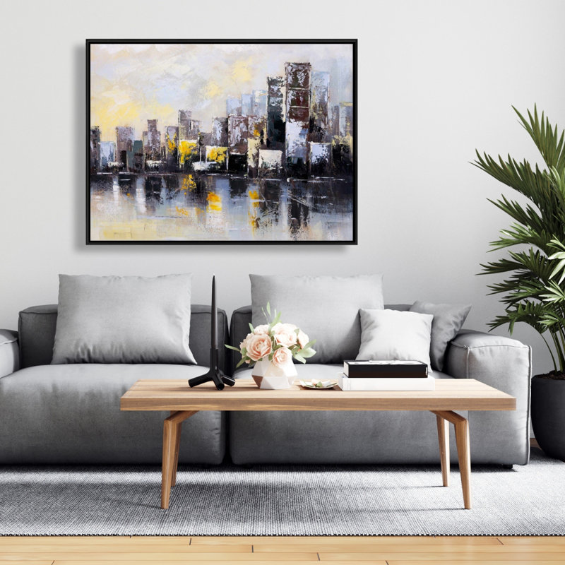 «Abstract City In The Morning», reproduction sur toile