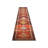Runner One-of-a-Kind 3' x 13'4 1960s Runner Wool Area Rug in Ivory and Orange