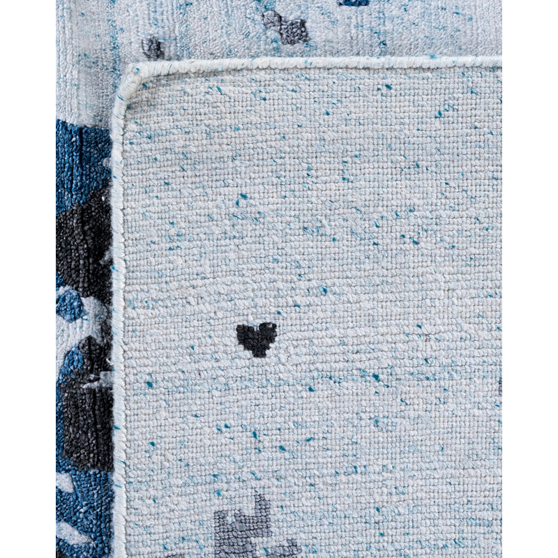 Overdyed One-of-a-Kind Rectangle 8'2" X 10'2" Hand Knotted Area Rug