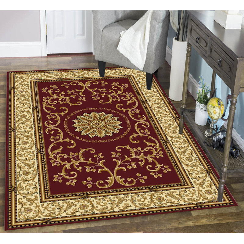 Tapis bourgogne Manchester, Rectangle 3 pi 3 po x 5 pi 4 po