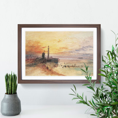 Yarmouth Harbour Norfolk by Joseph Mallord William Turner - Picture Frame Painting