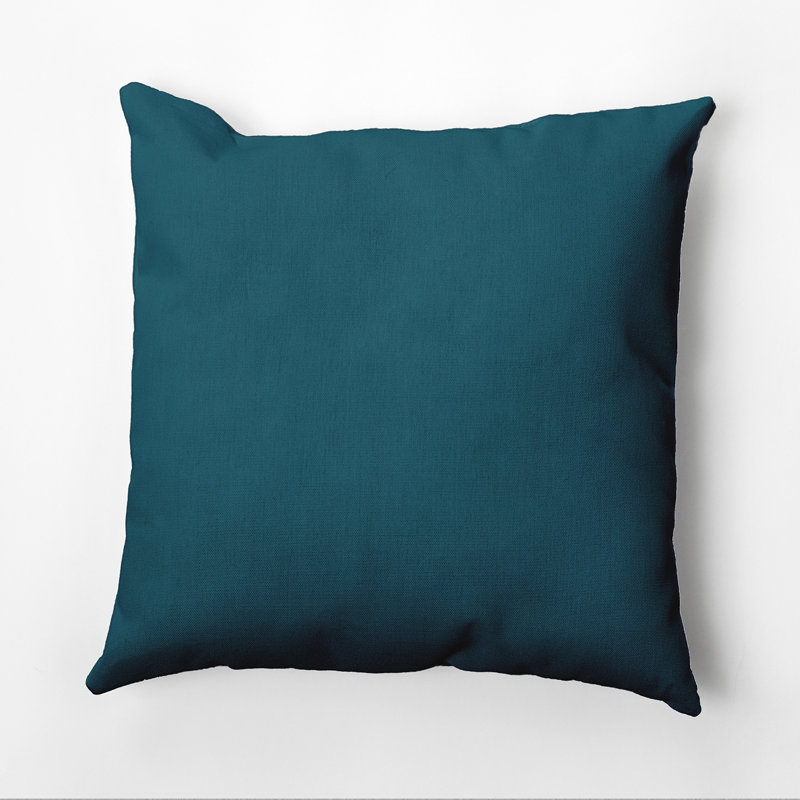 Housse de coussin d'extérieur carré Georgia, 20 po x 20 po, Sarcelle