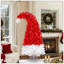 Arbre de Noël artificiel avec lumière DEL, arbre de Noël artificiel fantaisiste en forme de chapeau de père Noël avec 1050 pointes, arbre Xmax courbé-2063119907-2063119905