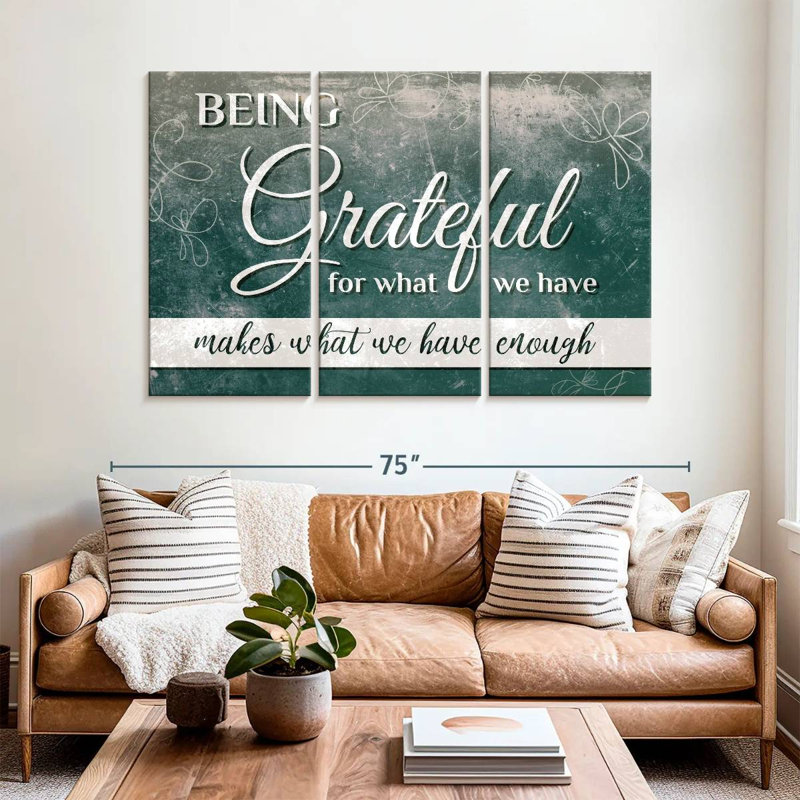 Citation Tergel Being Grateful, H 42 po x l 65 po