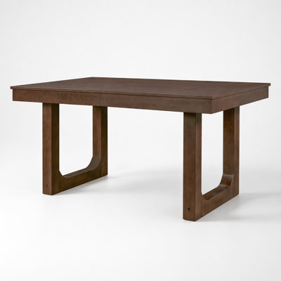 Extendable Farmhouse Dining Table Adjustable Wooden Kitchen Table with Removable Leaf Expands from 60 Inches to 78 Inches to Accommodate 4 to 8 People for Home Dining Areas Dinner Parties