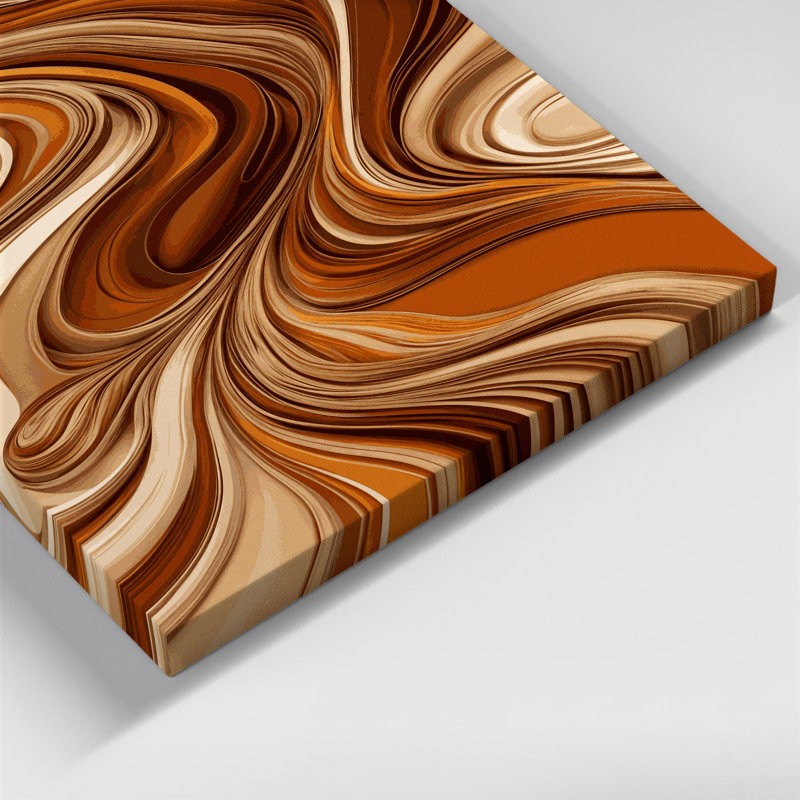 Art numérique sur toile, abstraction numérique 11, H 11 po x l 14 po
