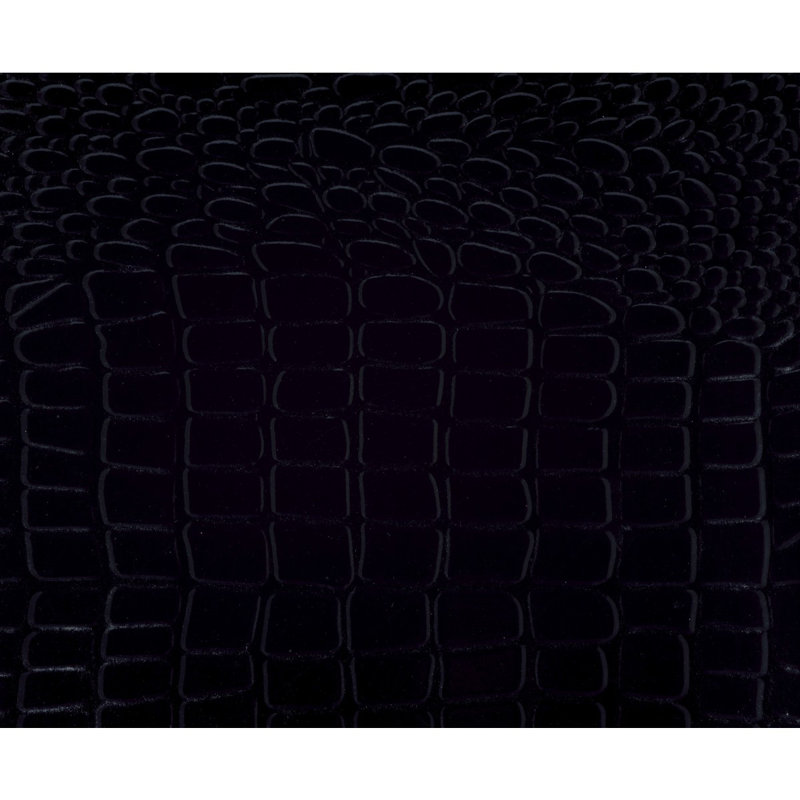 Oscar Upholstered Standard Bed, Black, Full / Double