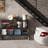 Nyakume 35.65'' W Metal Shelving Unit with Wheels
