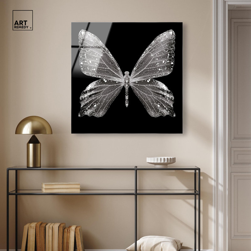 Art acrylique papillon Stardust Wings II par Art Remedy, prêt à être accroché, H 30 po x l 30 po