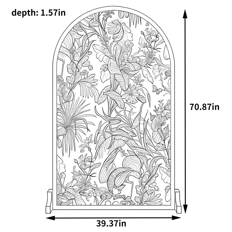 Annable, 70.87" H x 39.37" W x 1.57" D