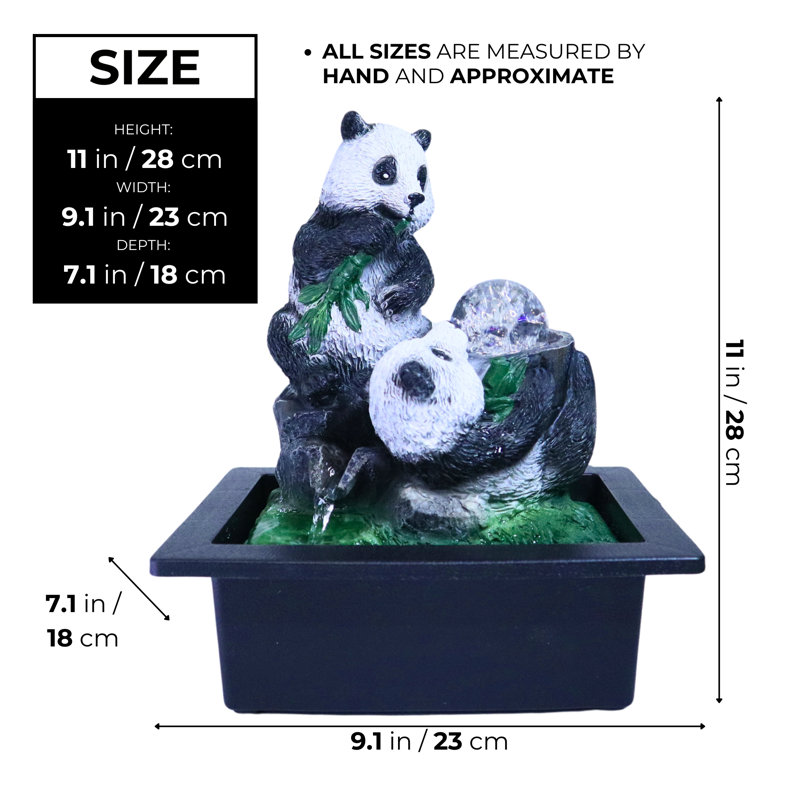 Fontaine d'intérieur avec de jolies cascades de bureau 11 "