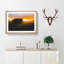 Sunrise over a Meadow in Abstract - Picture Frame Graphic Art Print-55724201-55724206