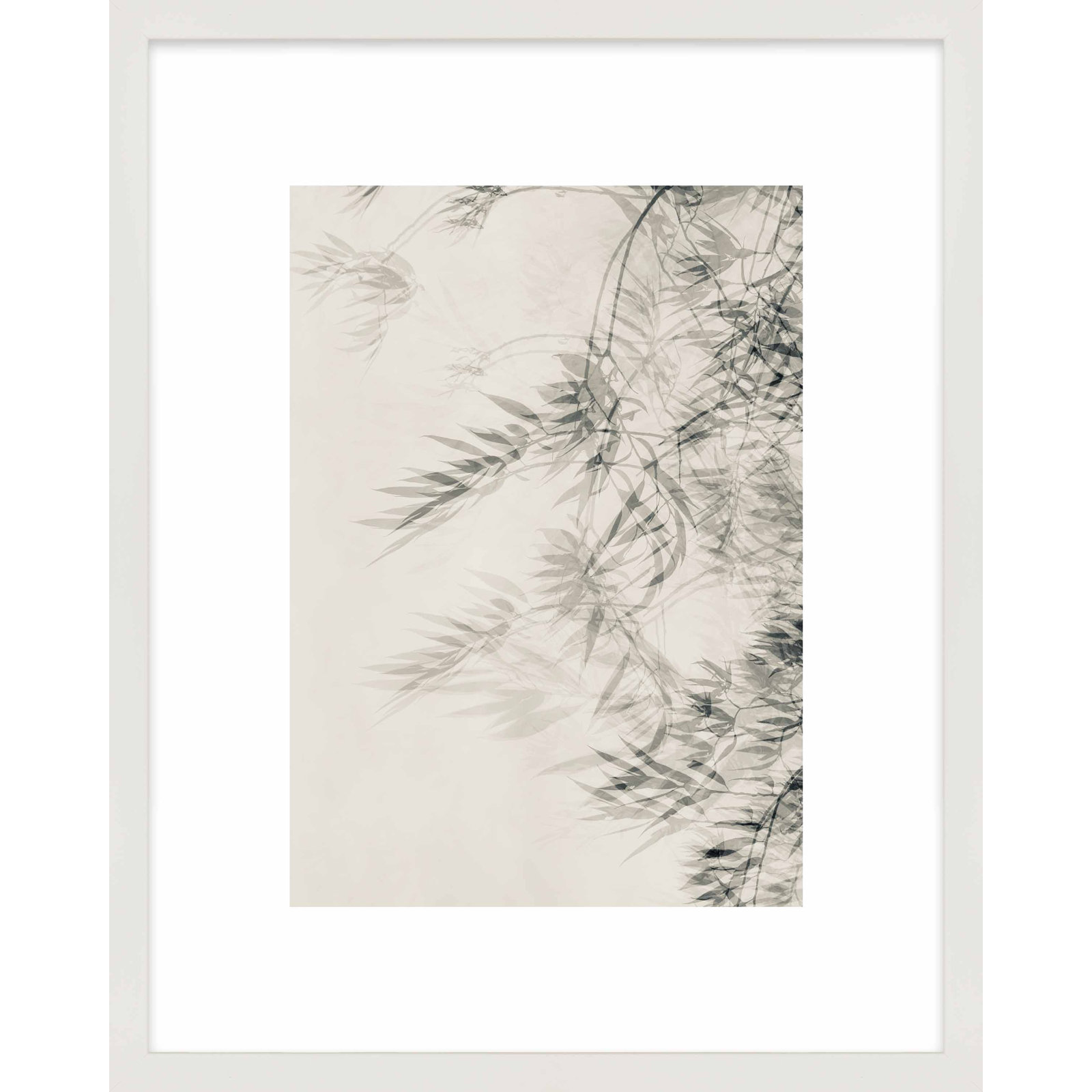 Suspended Motion Print by Laura Zimmerman, 38" H x 30" W, White