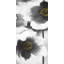 Black And White Flowers Print On Canvas-98693910