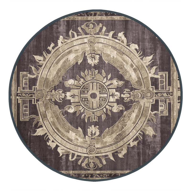 Temple Shadows Rug, Round 6'
