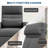 Power Recliner Chair, Adjustable Linen Electric Recliner with USB Port, Tall Back, Padded Seat & Side Pockets-2020596933