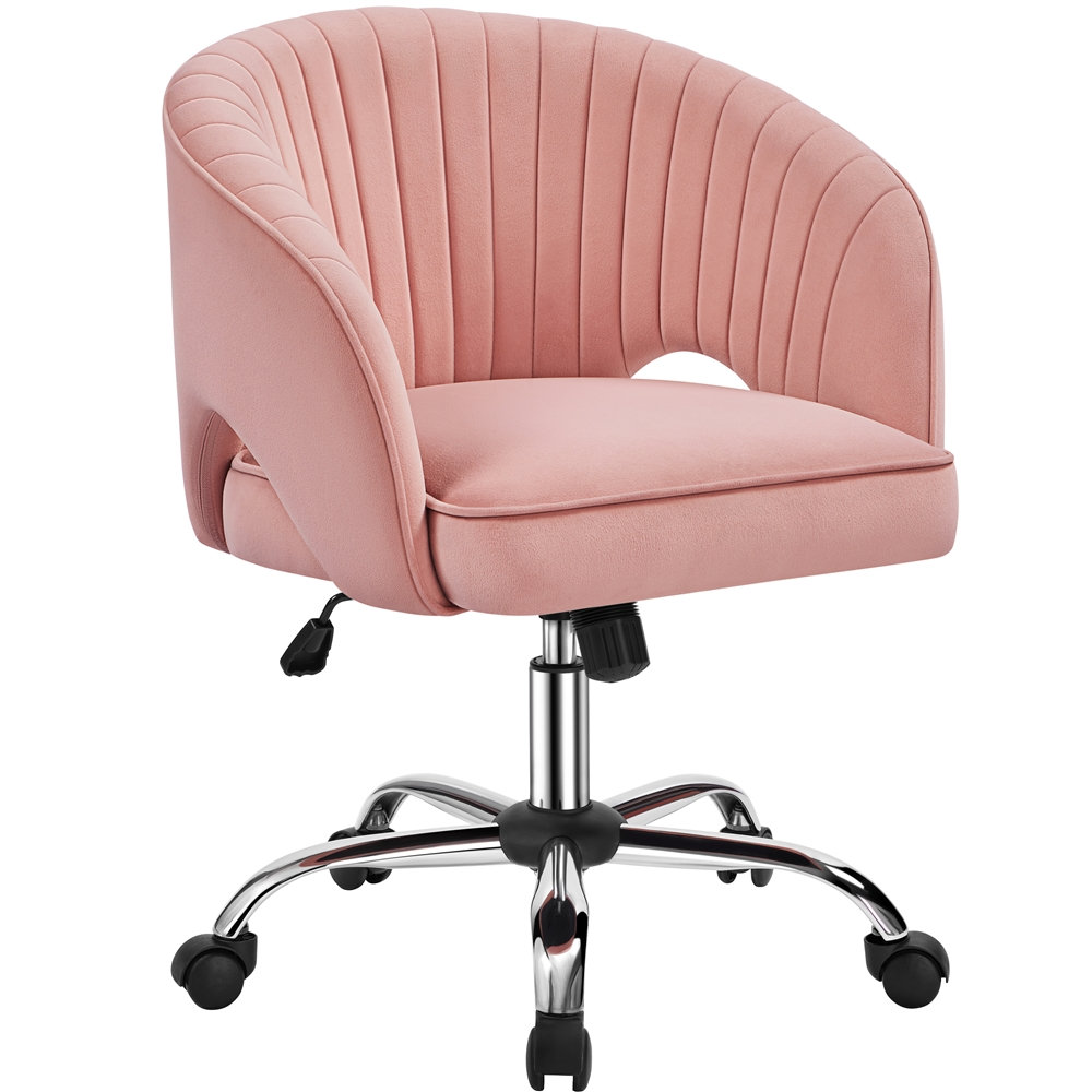 Kaycee Mid Back Task Chair Orren Ellis Upholstery Color: White