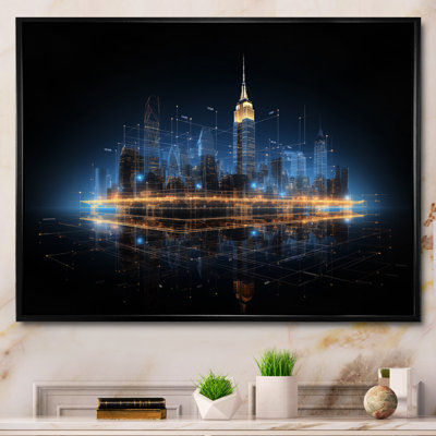 " New York Futuristic Blueprint "