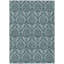 Tapis extérieur lavable antidérapant 3 pi x 5 pi bleu sarcelle