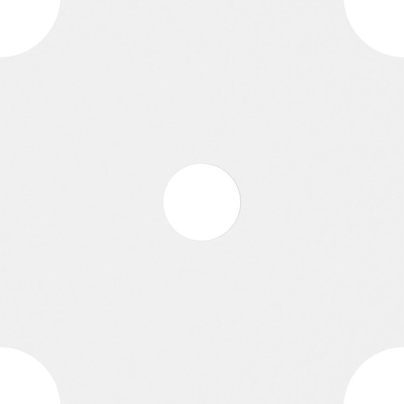 16"OD x 3"ID x 9 1/2"C x 1"P Locke Architectural Grade PVC Contemporary Ceiling Medallion, 1" H x 16" W x 16" D