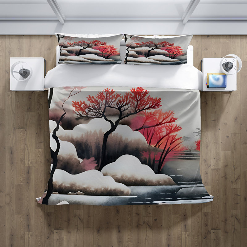 Polyester Duvet Cover, King Duvet Cover + 2 King Shams
