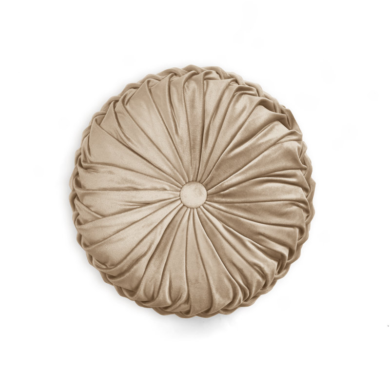 Housse de coussin Reyna, Taupe, H 15 po x l 15 po