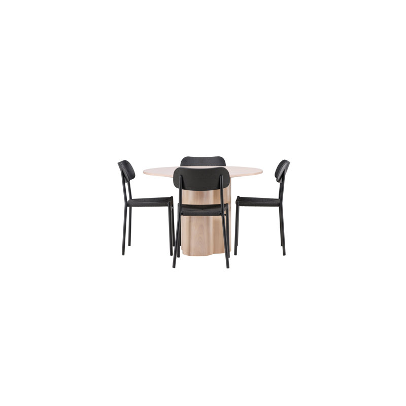 Morenci 4 - Person Dining Set, White