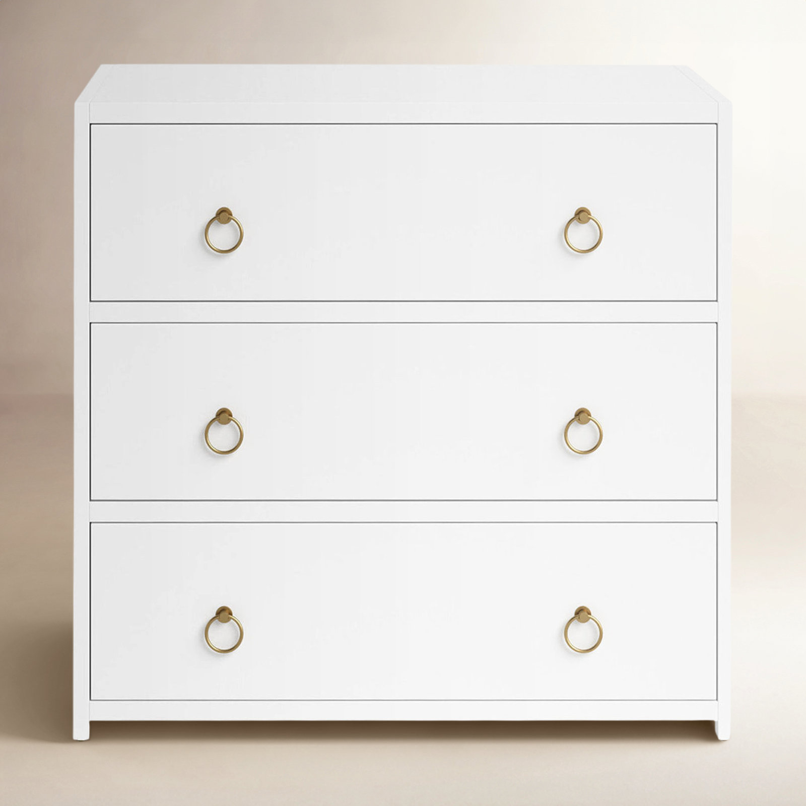 Elin 34" Acacia Dresser, White