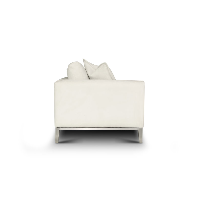 Fairfax Sofa, Snowflake (Soft Touch), Stainless Steel