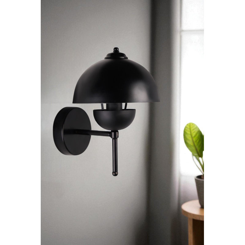 Lampe murale, Noir, Noir