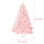 Arbre de Noël artificiel enneigé 6 pi avec base pliable