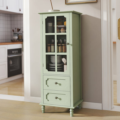 Armoire de base en bois massif gris clair Shaker avec portes réglables pour le rangement de la cuisine, de la buanderie