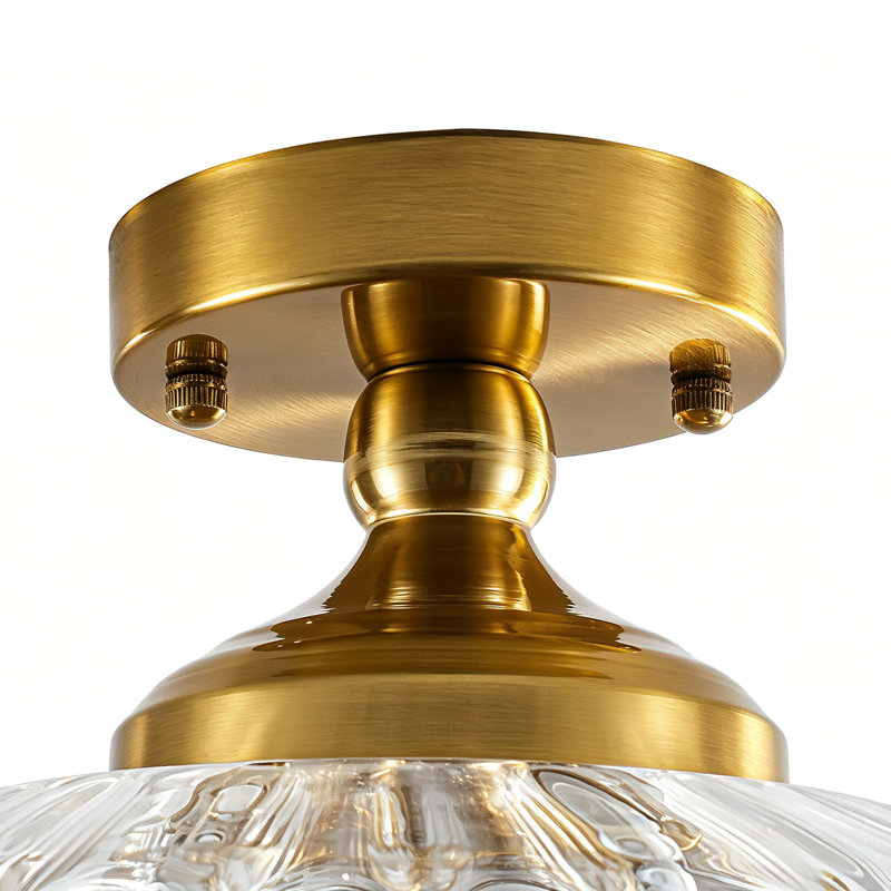 Plafonnier semi-encastré 1 lumière