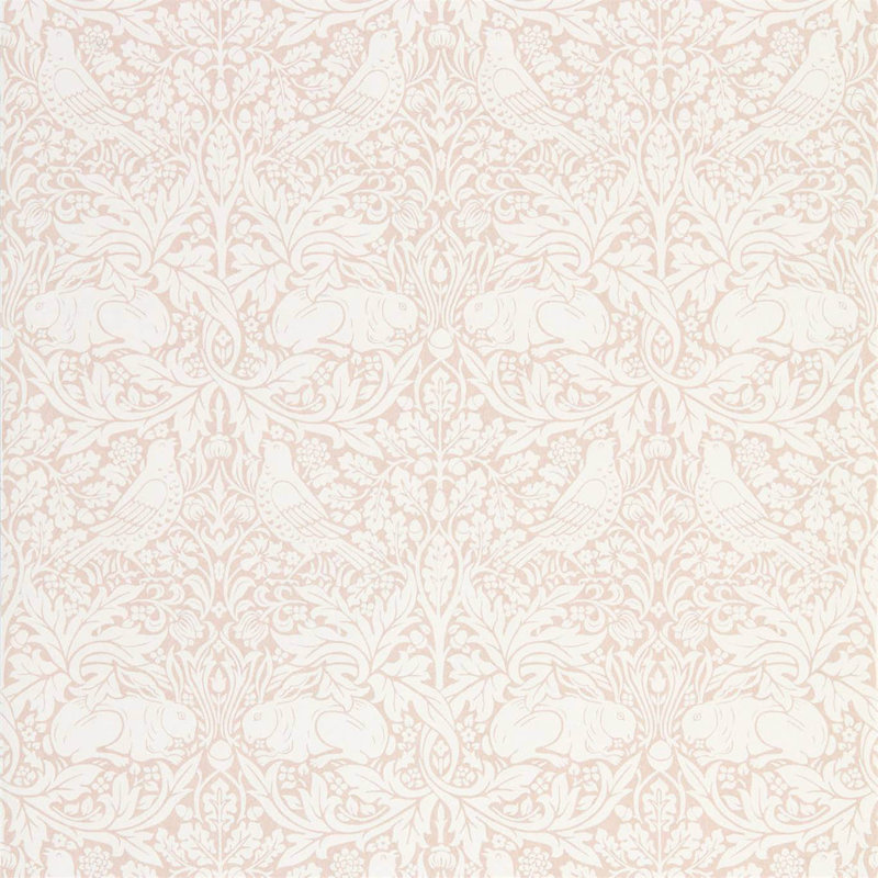 Pure Brer Rabbit Wallpaper, Faded Sea Pink