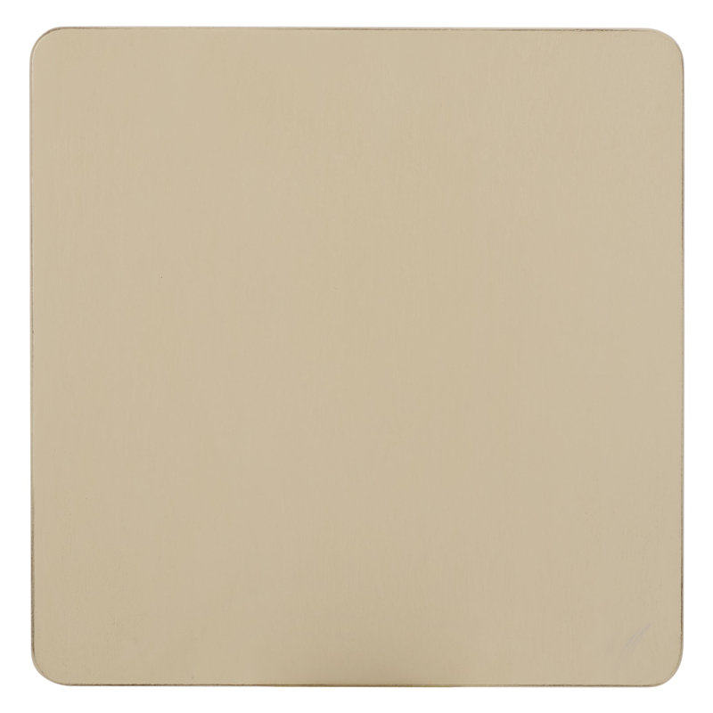 Table d'appoint carrée Netter, Distressed White