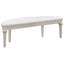 Banc rembourré en tissu Keddrick