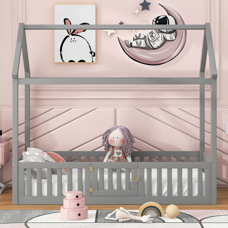 Enchanting Bed, gris, Simple