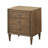 Stacy 3-Drawer Rectangular Nightstand in Reclaimed Oak