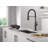 Renaldi Touchless Pro Style Commercial Kitchen Faucet with Touch Technology Matte Black-118828323