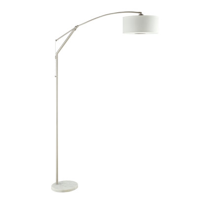 Accalia 81'' Chrome Task Floor Lamp